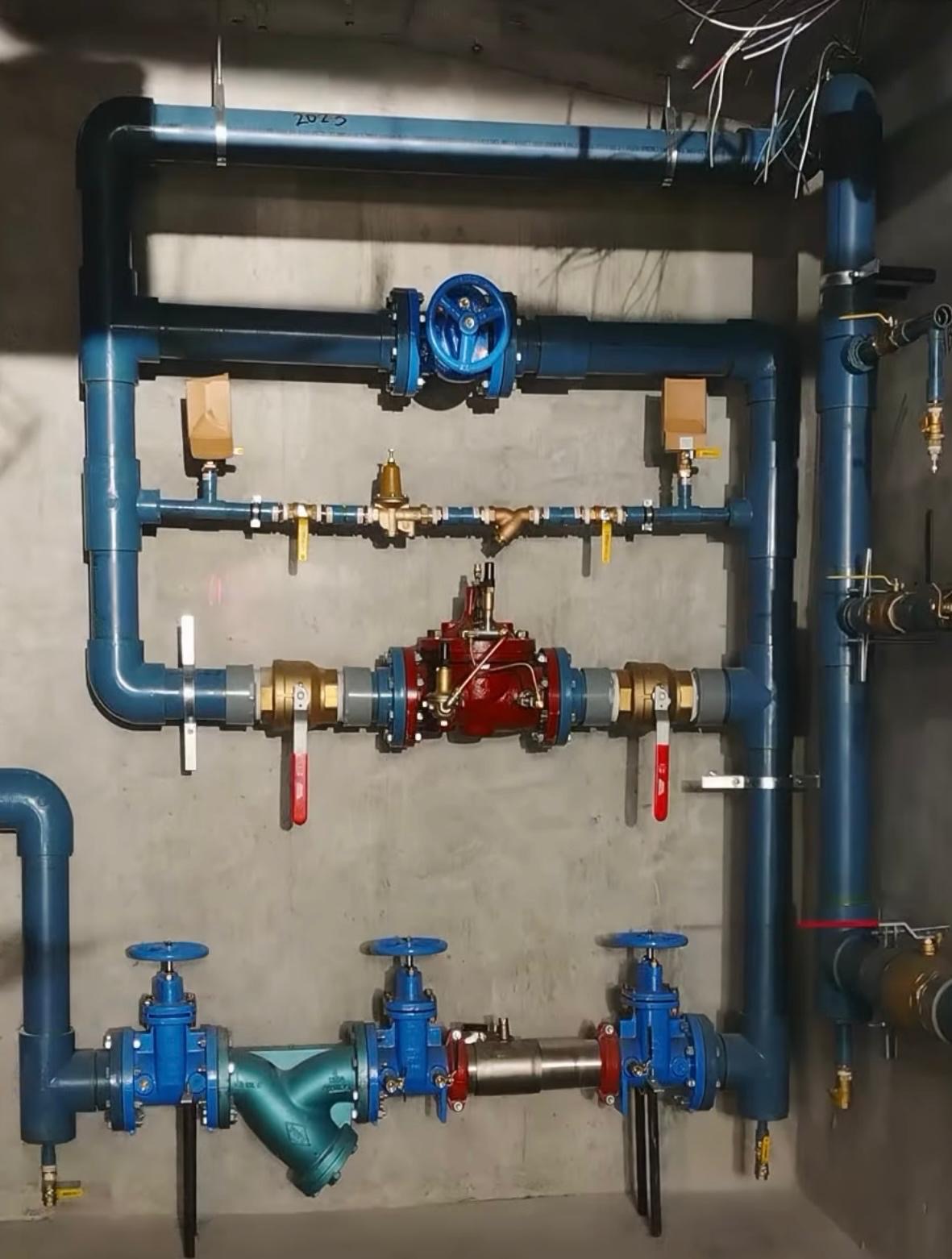 Domestic water assembly